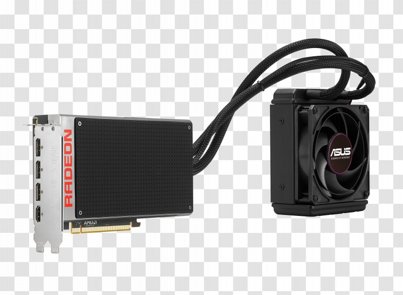 Graphics Cards & Video Adapters AMD Radeon R9 Fury X High Bandwidth Memory PCI Express - Electronics Accessory Transparent PNG