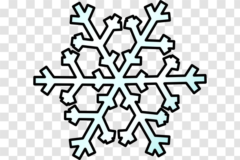 Snowflake Thumbnail Clip Art - Area - Cartoon Snow Pictures Transparent PNG