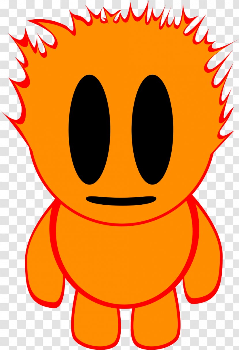 Flame Fire Clip Art - Yellow - Boy Transparent PNG