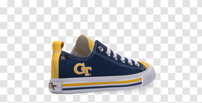 Georgia Institute Of Technology Skate Shoe Sneakers Converse - Sportswear - Tech Yellow Jackets Logo Transparent PNG