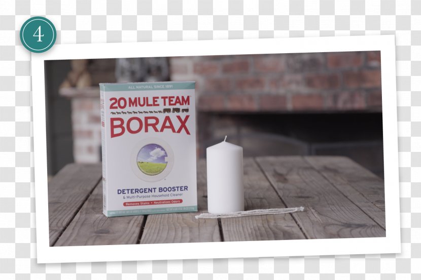 20 Mule Team Borax Twenty-mule Candle Wick Stain - Brand Transparent PNG