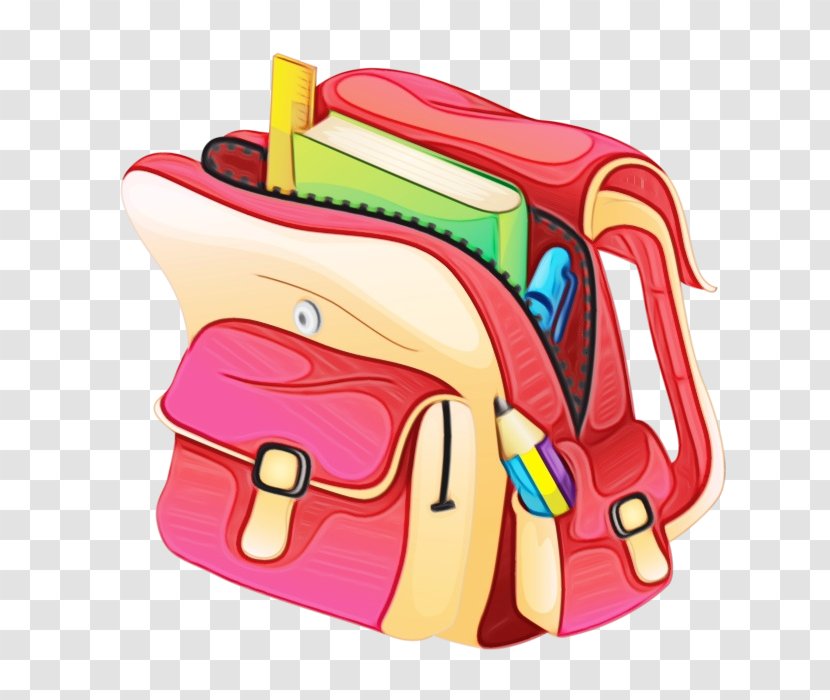 School Bag Cartoon - Clothing Accessories - Luggage And Bags Fashion Accessory Transparent PNG