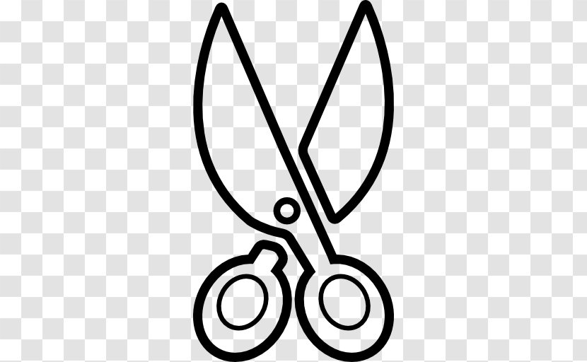 Comb Scissors Hair-cutting Shears Clip Art - Black And White Transparent PNG