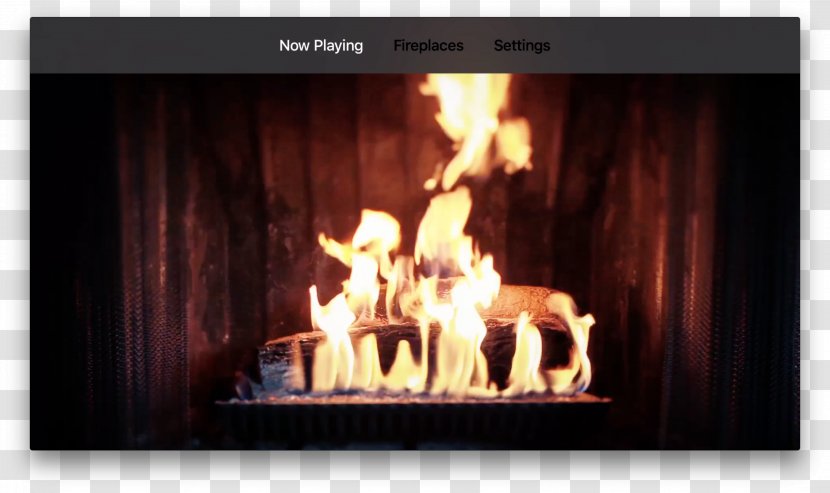 Electric Fireplace Hearth Television Yule Log - Flame Transparent PNG