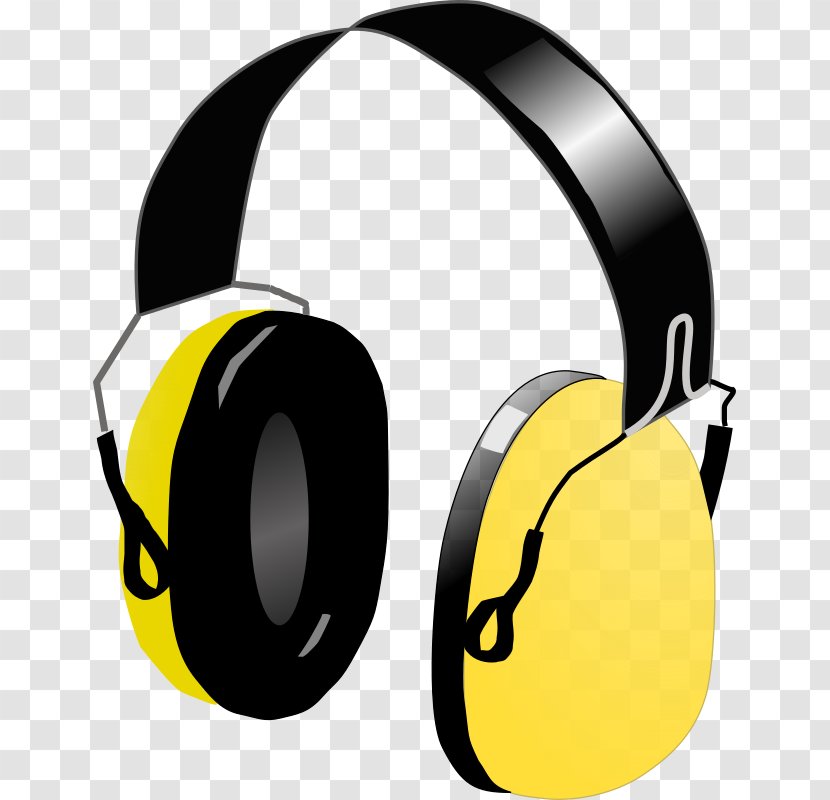 Headphones Clip Art - Flower - Cartoon Headphone Transparent PNG