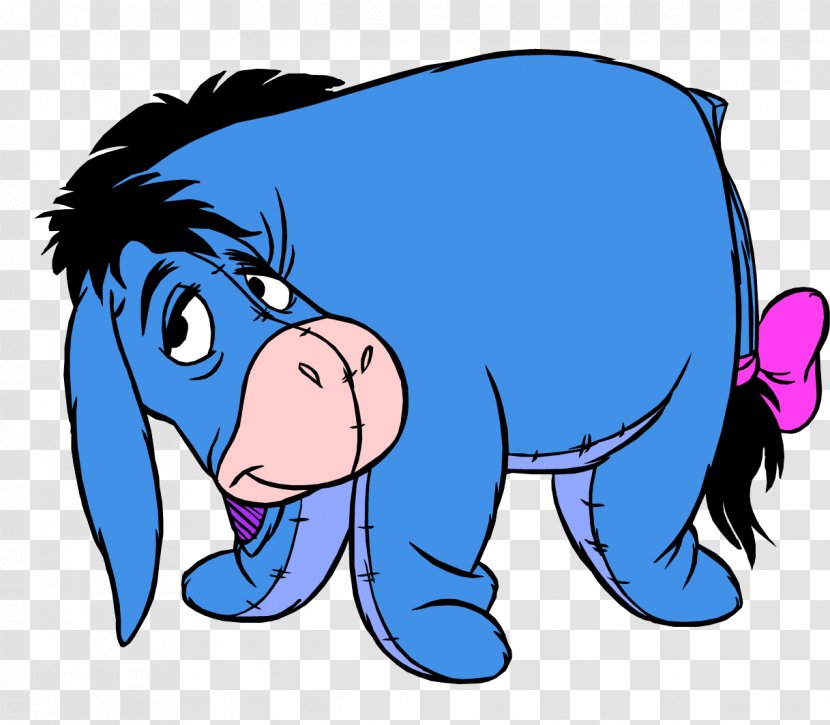 Eeyore Winnie The Pooh Piglet Tigger Roo - Silhouette - Cartoons Transparent PNG
