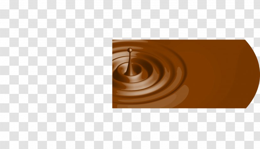 Brown Caramel Color - Spiral - Chocolate Drip Lines Transparent PNG