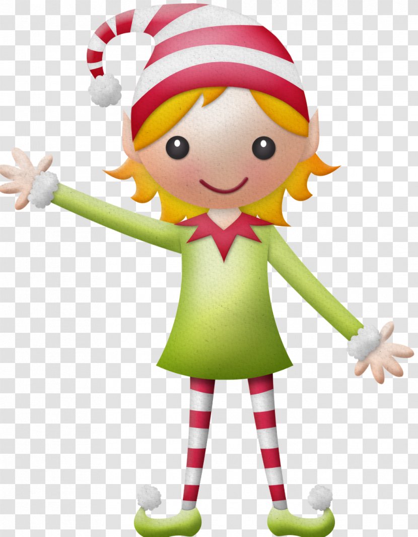 Santa Claus The Elf On Shelf Mrs. Christmas Duende - Art Transparent PNG