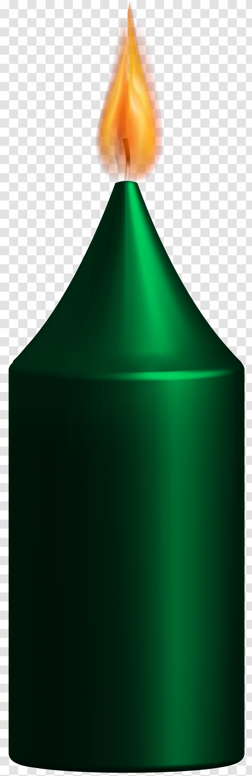Candle Clip Art - Green Transparent PNG