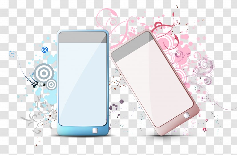 Smartphone Mobile Phone Advertising - Colorful Transparent PNG