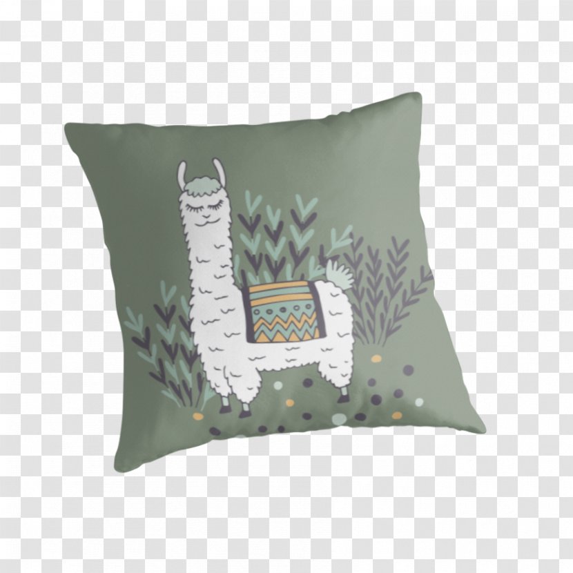 Cushion Throw Pillows Llama Redbubble - Pillow Transparent PNG