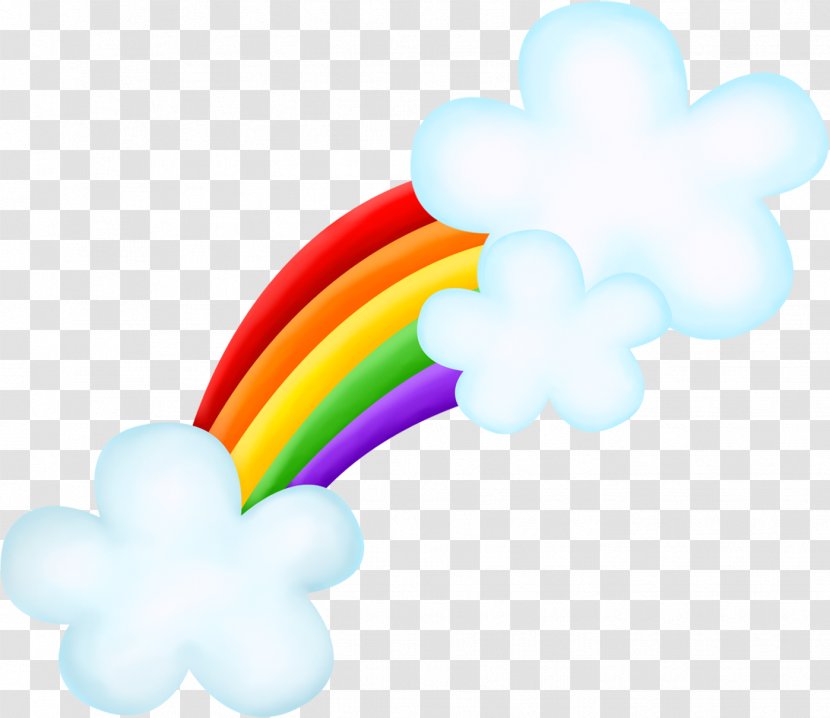 Rainbow Drawing Clip Art - Iridescent Cloud Transparent PNG