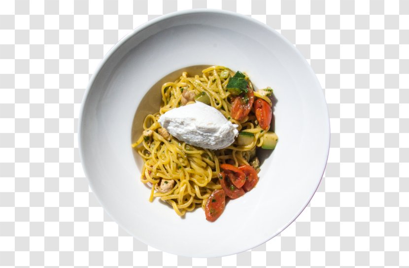 Spaghetti Alle Vongole Yakisoba Taglierini Chinese Noodles Vegetarian Cuisine - Plate Transparent PNG