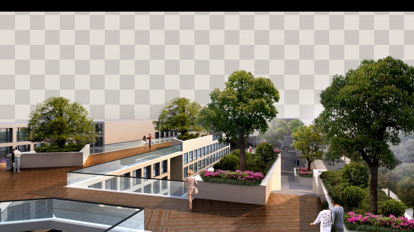 Landscape Architecture Garden - Balcony View Transparent PNG