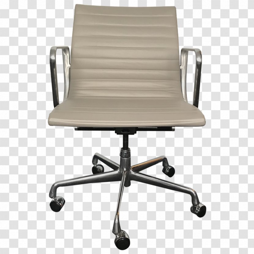 Office & Desk Chairs Eames Aluminum Group Charles And Ray Herman Miller - Armrest - Chair Transparent PNG