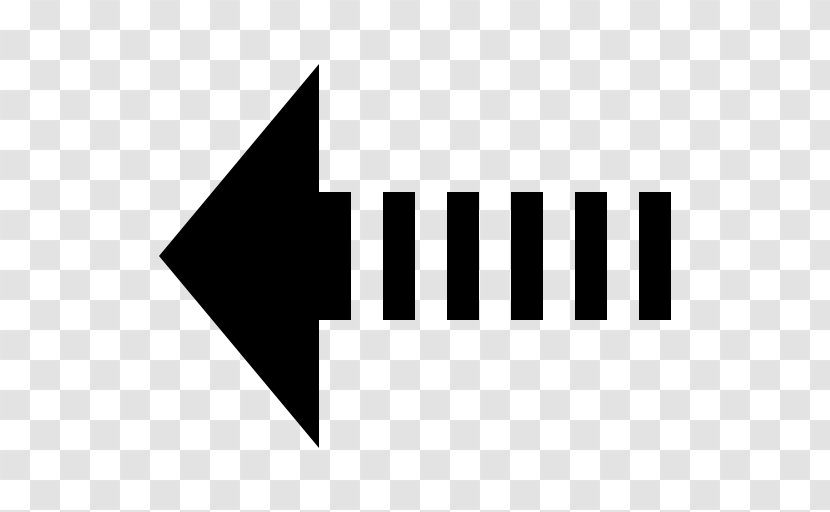 Dotted Arrows - Black And White - Triangle Transparent PNG