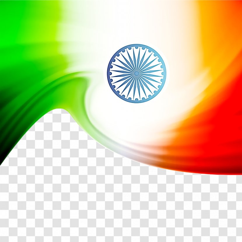 India Independence Day National - Orange Ashoka Transparent PNG