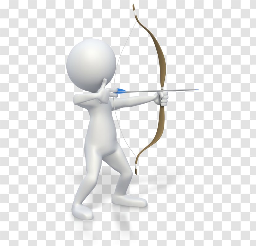 Bow And Arrow Archery Stick Figure Clip Art Transparent PNG