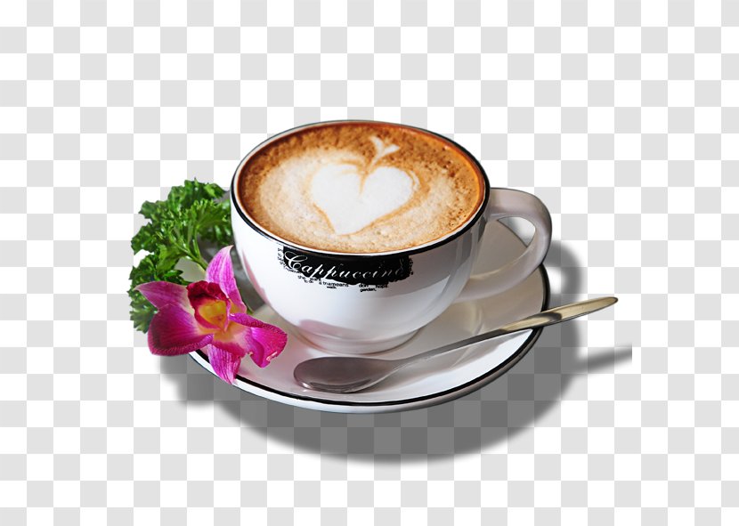 Cappuccino Latte Coffee Milk Microfoam - Nondairy Creamer - Afternoon Tea Transparent PNG
