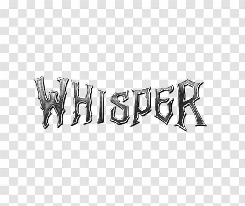 Whisper Logo Brand Game - Black And White Transparent PNG