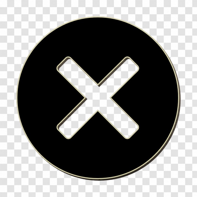 Circled Icon Close - Logo - Cross Symbol Transparent PNG