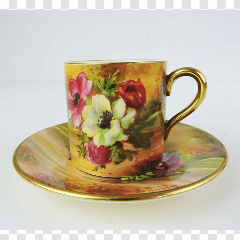 Saucer Plate Tea Set Tableware Porcelain - Hand Painted Transparent PNG