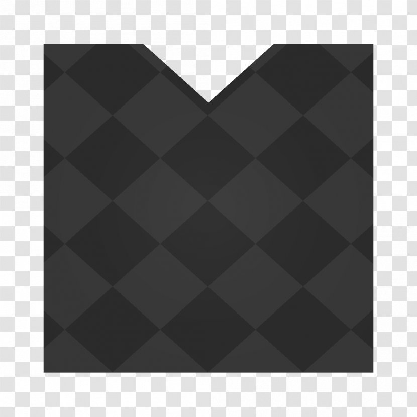 Square Meter Angle - Black And White - Blackened Transparent PNG