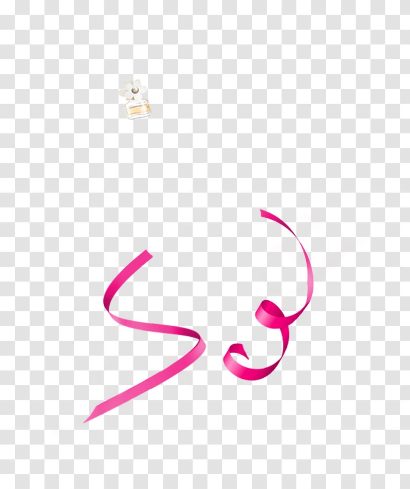 Line Angle Body Jewellery Clip Art - Magenta Transparent PNG