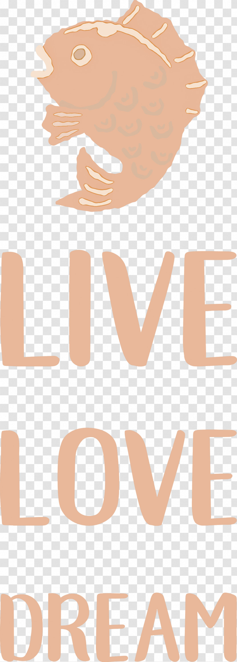 Live Love Dream Transparent PNG