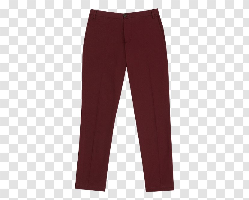 Waist Maroon Pants - Active - Autumn And Winter Male Models Fleece Trousers Transparent PNG
