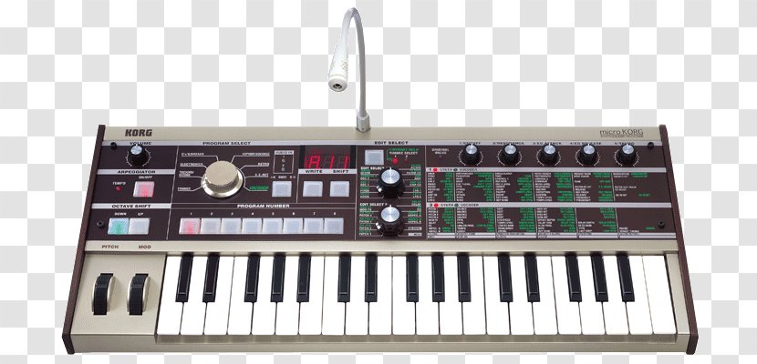 MicroKORG Korg Kronos Sound Synthesizers Analog Modeling Synthesizer - Tree - Musical Instruments Transparent PNG