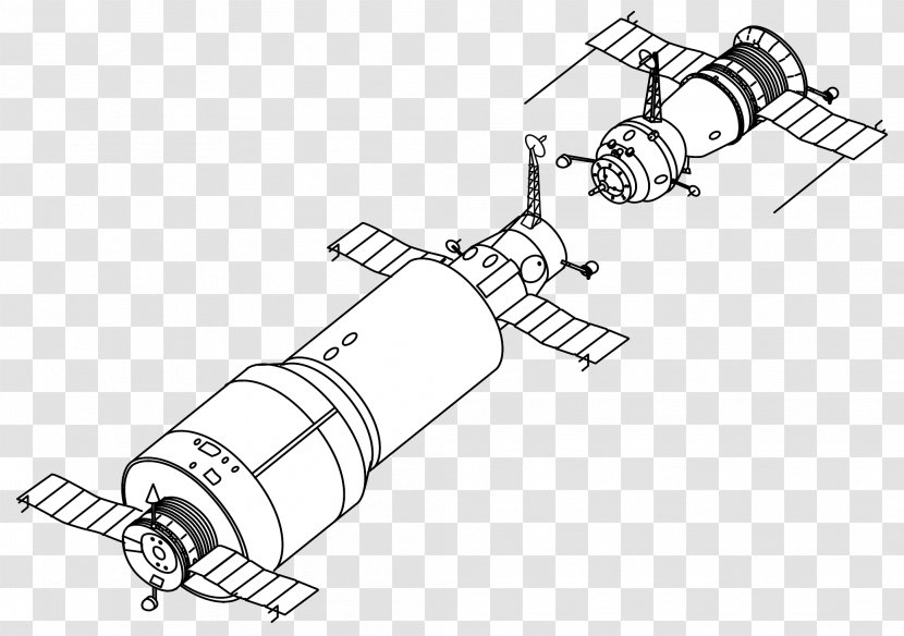 International Space Station Salyut 6 1 Programme - Drawing - Doodle Transparent PNG