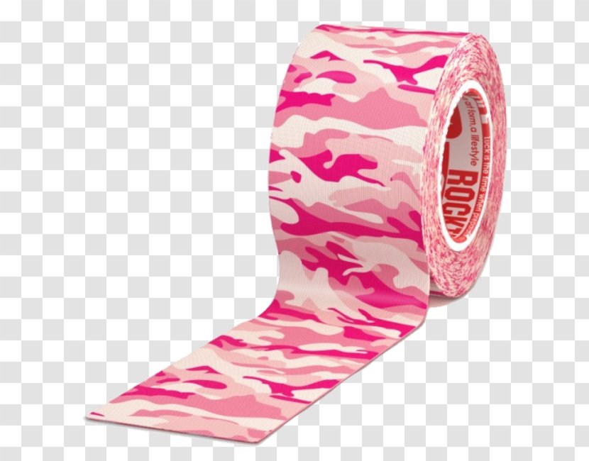 Elastic Therapeutic Tape Kinesiology Adhesive Sports Injury Plantar Fasciitis - Pain Management - Camouflage Pattern Transparent PNG