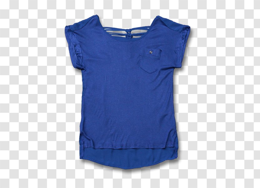 Sleeve T-shirt Shoulder Blouse - Shirt Transparent PNG
