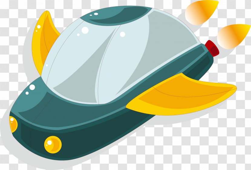 Spacecraft Spaceflight - Outer Space - Creative Cartoon Spaceship Transparent PNG