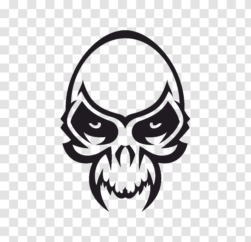 Drawing Human Skull Symbolism Tattoo Clip Art - Wing Transparent PNG