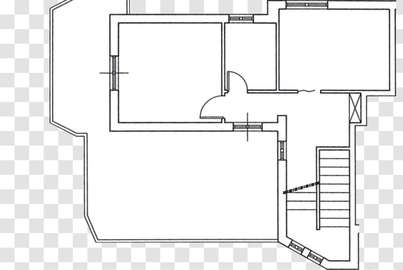 Door Handle Technical Drawing Line - Hardware Accessory Transparent PNG