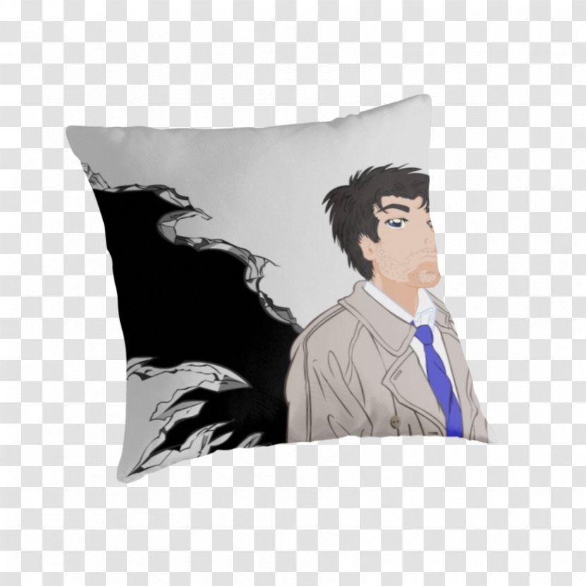 Throw Pillows Cushion Textile Rectangle - Material - Castiel Wings Transparent PNG