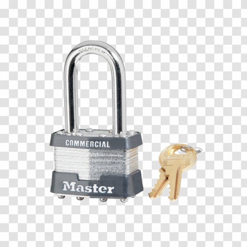 Master Lock Pin Tumbler Padlock Shackle - Key Transparent PNG