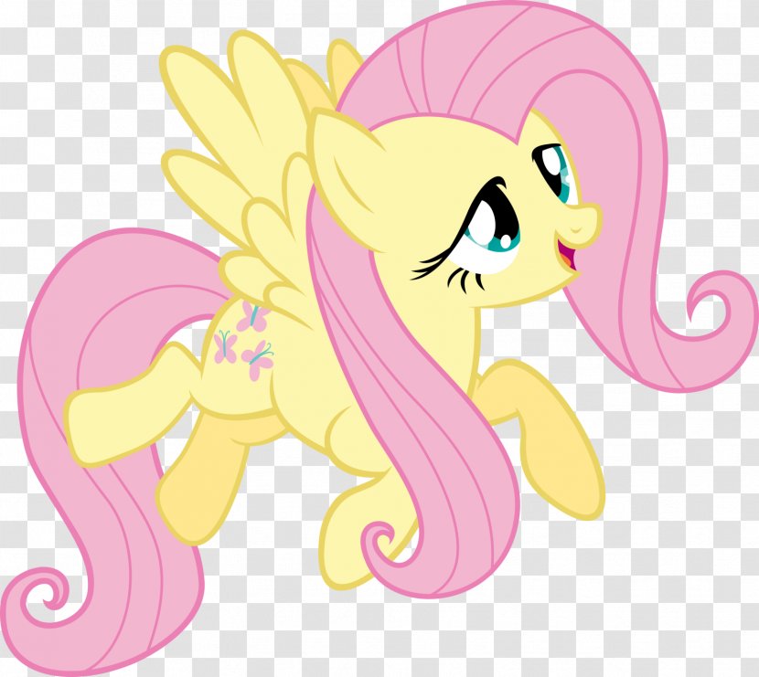 Fluttershy Rarity Pony Pinkie Pie Rainbow Dash - Pink - Flutter Transparent PNG
