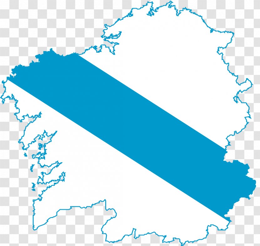 Ourense Flag Of Galicia Spain Asturias - Bits Transparent PNG