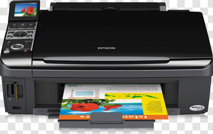 Multi-function Printer Epson Inkjet Printing Ink Cartridge - Photo Transparent PNG
