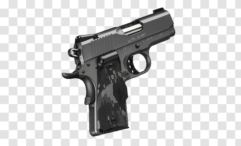 Kimber Manufacturing .45 ACP Custom Pistol Firearm - Air Gun - Confirmed Sight Transparent PNG