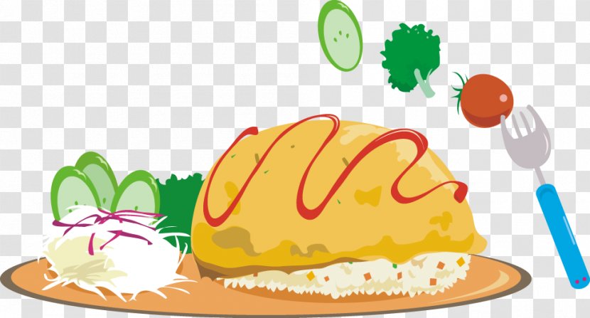 Omurice Gimbap Omelette Egg Vector Graphics - Commodity - Cartoon Transparent PNG