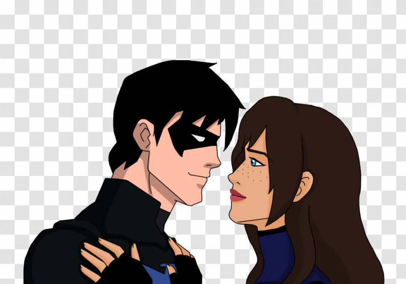 Nightwing Robin Poison Ivy Ra's Al Ghul Superboy - Silhouette - Cock Transparent PNG