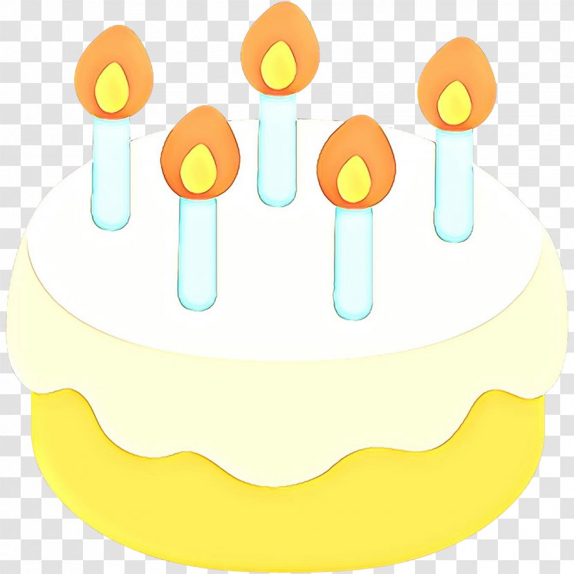 Cartoon Birthday Cake - Candle Transparent PNG