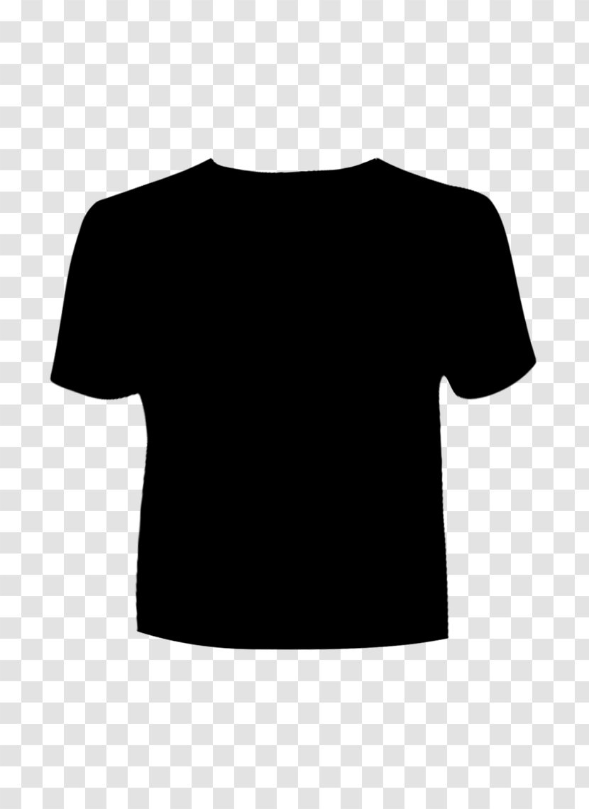 T-shirt Shoulder Sleeve Product Design - White - Black Transparent PNG