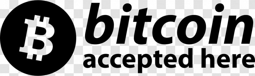 Bitcoin Logo Decal Cryptocurrency Sticker - Black And White Transparent PNG
