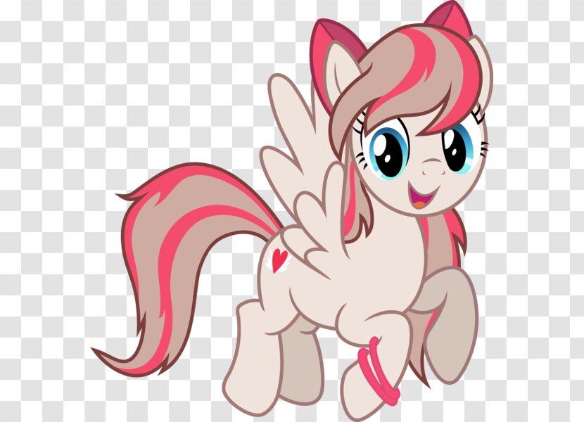 Pony Cat Fluttershy Rainbow Dash Derpy Hooves - Heart Transparent PNG