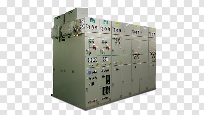 Circuit Breaker Switchgear Gasisolierte Schaltanlage Electrical Substation Electricity - Switch Transparent PNG